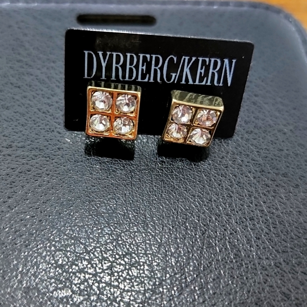 Dyrberg/Kern Swarovski Crystal Earrings